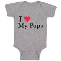 Baby Clothes I Love My Pops Baby Bodysuits Boy & Girl Newborn Clothes Cotton