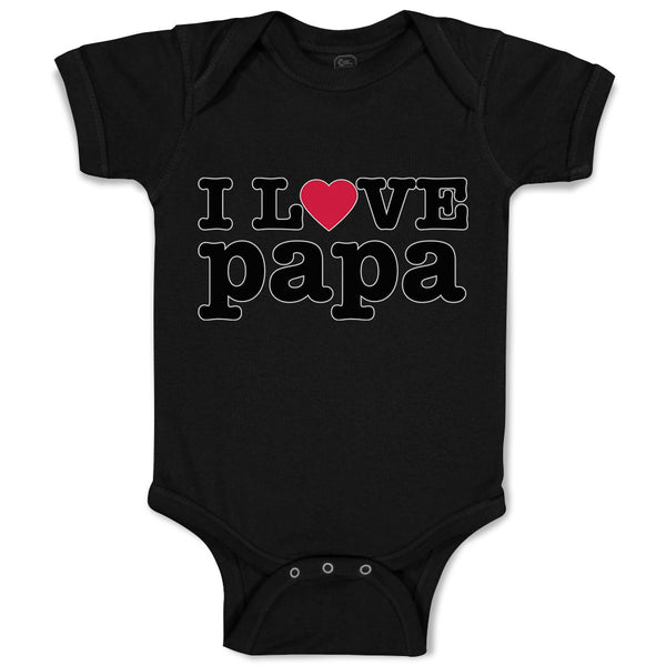 Baby Clothes I Love Papa Baby Bodysuits Boy & Girl Newborn Clothes Cotton