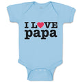 Baby Clothes I Love Papa Baby Bodysuits Boy & Girl Newborn Clothes Cotton