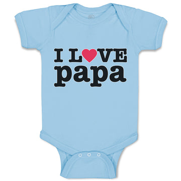 Baby Clothes I Love Papa Baby Bodysuits Boy & Girl Newborn Clothes Cotton