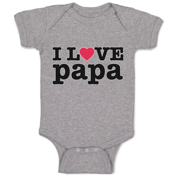Baby Clothes I Love Papa Baby Bodysuits Boy & Girl Newborn Clothes Cotton