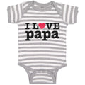 Baby Clothes I Love Papa Baby Bodysuits Boy & Girl Newborn Clothes Cotton