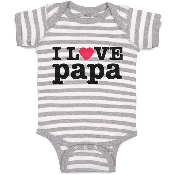 Baby Clothes I Love Papa Baby Bodysuits Boy & Girl Newborn Clothes Cotton