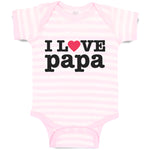 Baby Clothes I Love Papa Baby Bodysuits Boy & Girl Newborn Clothes Cotton