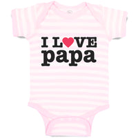 Baby Clothes I Love Papa Baby Bodysuits Boy & Girl Newborn Clothes Cotton