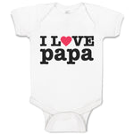 Baby Clothes I Love Papa Baby Bodysuits Boy & Girl Newborn Clothes Cotton
