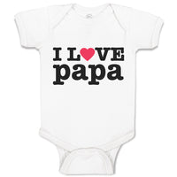 Baby Clothes I Love Papa Baby Bodysuits Boy & Girl Newborn Clothes Cotton
