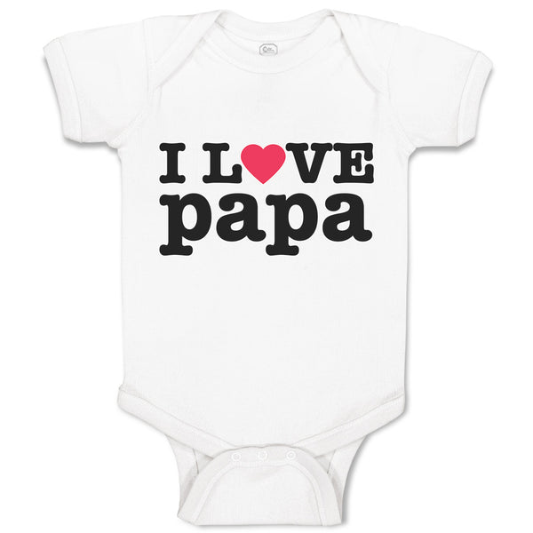 Baby Clothes I Love Papa Baby Bodysuits Boy & Girl Newborn Clothes Cotton