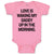 Baby Clothes Love Is Waking My Daddy up in The Morning. Baby Bodysuits Cotton