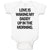 Baby Clothes Love Is Waking My Daddy up in The Morning. Baby Bodysuits Cotton