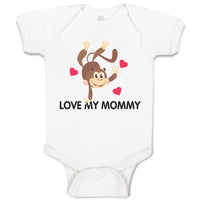 Baby Clothes Love My Mommy Baby Bodysuits Boy & Girl Newborn Clothes Cotton