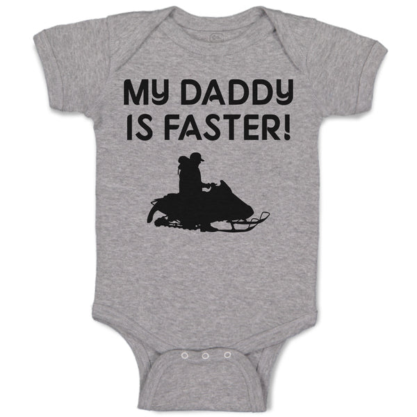 Baby Clothes My Daddy Is Faster! Baby Bodysuits Boy & Girl Cotton