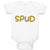 Baby Clothes Spud Baby Bodysuits Boy & Girl Newborn Clothes Cotton