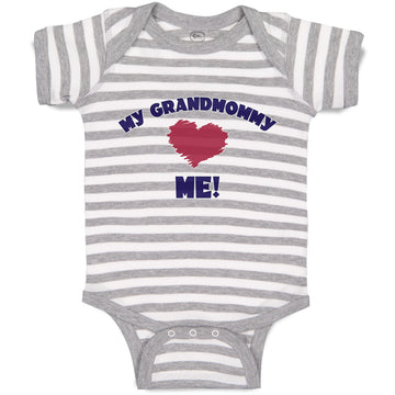 Baby Clothes My Grandmommy Me! Baby Bodysuits Boy & Girl Newborn Clothes Cotton