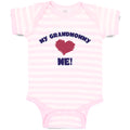 Baby Clothes My Grandmommy Me! Baby Bodysuits Boy & Girl Newborn Clothes Cotton