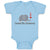 Loved by Grammy An Elephant Blowing Heart Symbol