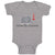 Baby Clothes Loved by Grammy An Elephant Blowing Heart Symbol Baby Bodysuits