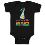 Baby Clothes Lots Love Science Laboratory Test Colourful Little Hearts Cotton