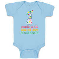 Baby Clothes Lots Love Science Laboratory Test Colourful Little Hearts Cotton