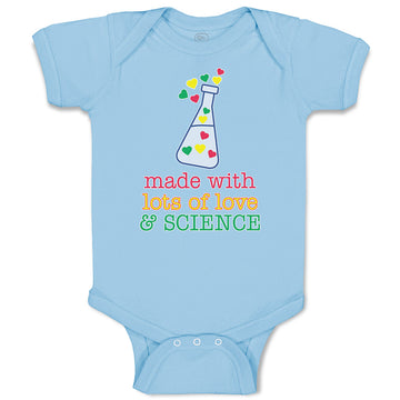 Baby Clothes Lots Love Science Laboratory Test Colourful Little Hearts Cotton