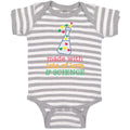Baby Clothes Lots Love Science Laboratory Test Colourful Little Hearts Cotton