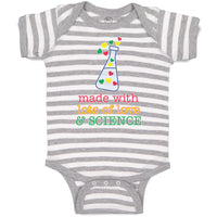 Baby Clothes Lots Love Science Laboratory Test Colourful Little Hearts Cotton