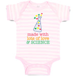 Baby Clothes Lots Love Science Laboratory Test Colourful Little Hearts Cotton