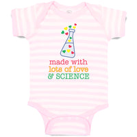 Baby Clothes Lots Love Science Laboratory Test Colourful Little Hearts Cotton
