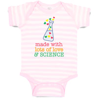 Baby Clothes Lots Love Science Laboratory Test Colourful Little Hearts Cotton
