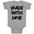 Baby Clothes Made with Love with Silhouette Heart Baby Bodysuits Cotton