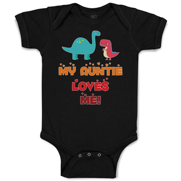 Baby Clothes My Auntie Loves Me! Baby Bodysuits Boy & Girl Cotton