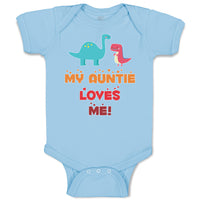 Baby Clothes My Auntie Loves Me! Baby Bodysuits Boy & Girl Cotton