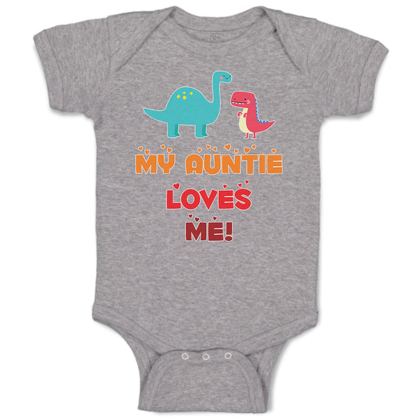 Baby Clothes My Auntie Loves Me! Baby Bodysuits Boy & Girl Cotton