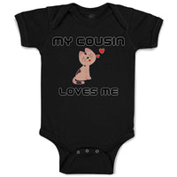 Baby Clothes My Cousin Loves Me Baby Bodysuits Boy & Girl Newborn Clothes Cotton