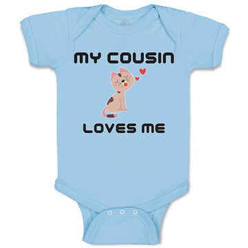 Baby Clothes My Cousin Loves Me Baby Bodysuits Boy & Girl Newborn Clothes Cotton