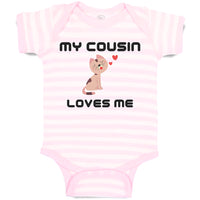 Baby Clothes My Cousin Loves Me Baby Bodysuits Boy & Girl Newborn Clothes Cotton