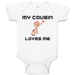 Baby Clothes My Cousin Loves Me Baby Bodysuits Boy & Girl Newborn Clothes Cotton