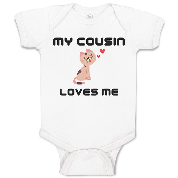 Baby Clothes My Cousin Loves Me Baby Bodysuits Boy & Girl Newborn Clothes Cotton