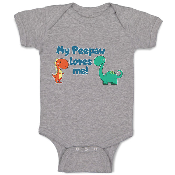 My Peepaw Loves Me Brontosaurus and Stegosaurus