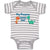 Baby Clothes My Peepaw Loves Me Brontosaurus and Stegosaurus Baby Bodysuits