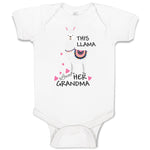 Baby Clothes This Llama Loves Her Grandma Domestic Animal Baby Bodysuits Cotton