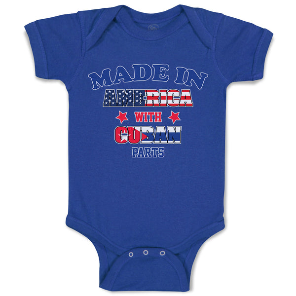 Made in America with Cuban Parts and An American Flag of Usa