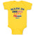 Baby Clothes Made in America with Cuban Parts and An American Flag of Usa Cotton