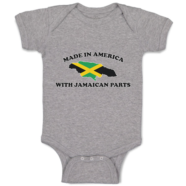 Baby Clothes Made in America with Jamaican Parts An National Flag of Usa Cotton