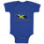Baby Clothes Made in America with Jamaican Parts An National Flag of Usa Cotton