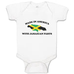 Baby Clothes Made in America with Jamaican Parts An National Flag of Usa Cotton