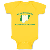 Baby Clothes Made in America with Nigerian Parts Baby Bodysuits Cotton