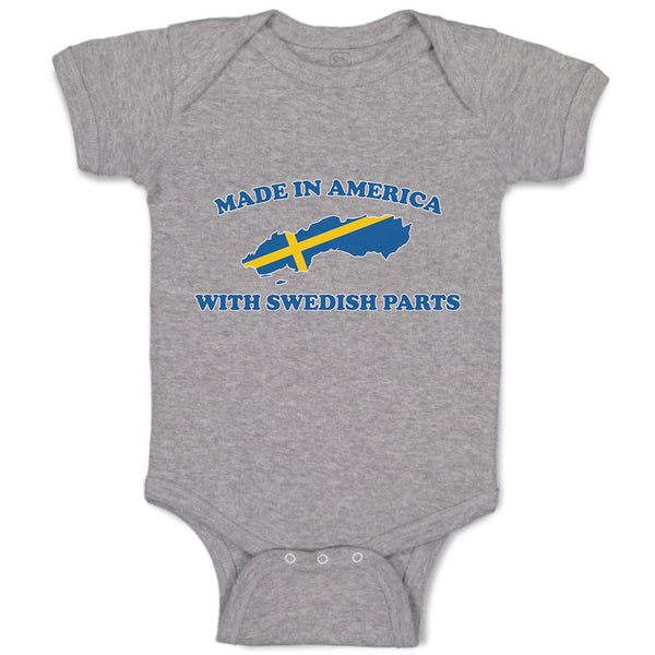 Baby Clothes Made in America with Swedish Parts An National Flag Usa Cotton