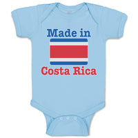 Baby Clothes Made in Costa Rica An National Flag Usa Baby Bodysuits Cotton