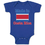 Baby Clothes Made in Costa Rica An National Flag Usa Baby Bodysuits Cotton